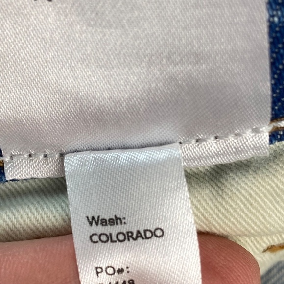 REFORMATION Stardust High Rise Straight Jeans in Colorado Wash Size 27 - Picture 8 of 13